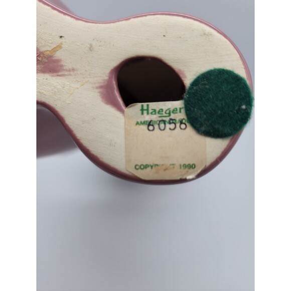 VTG Haeger Pottery Abstact Couple Embracing Tango 1990 Mauve Original Sticker - Picture 9 of 12